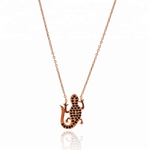 Hor venta lagarto diseño encanto colgante turco venta al por mayor hecho a mano 925 joyería de plata esterlina - Product Image 1