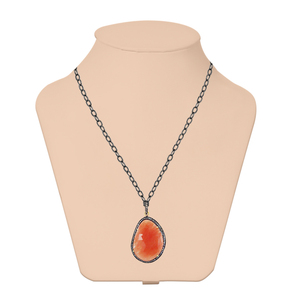 14พันทองแกะสลัก Rutile ควอตซ์พลอยเพชรจี้ผู้ผลิต - Product Image 2