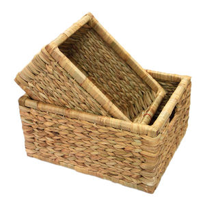 Vietnam Hand Weaving Water <b>Hyacinth</b> <b>Basket</b> for Home Storage - Product Image 1