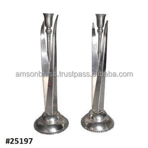 เชิงเทียนโลหะตกแต่งคริสต์มาสในร่มทำด้วยมือ - Product Image 5