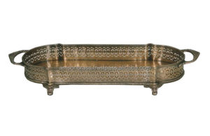 Argent Plaqué En Aluminium Plat De Service - Product Image 4