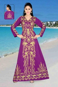 Caftán-vestido musulmán de moda, caftán, india, india, jalabiya, CAFATAN - Product Image 4