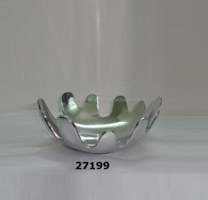 Jarrón de aluminio de diseño grabado con espejo pulido para artículo de decoración del hogar - Product Image 1