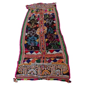 Wholesale vintage embroidered woolen rabari <b>shawl</b> handmade banjara tribal <b>blanket</b> - Product Image 4