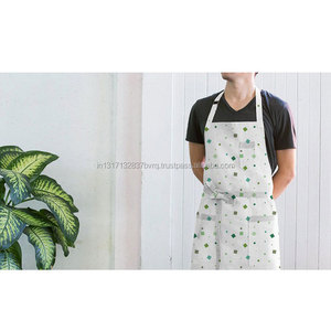 Delantales de cocina de cintura de algodón de calidad superior, accesorios de cocina hechos a medida - Product Image 2