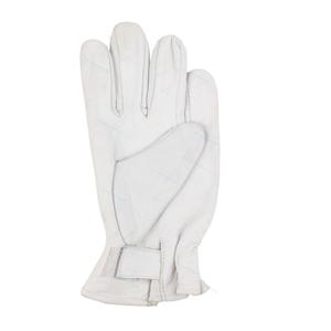 Guantes de Cuero Genuino Blancos Personalizados Unisex - Product Image 1