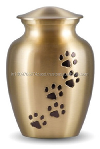 Urna funeraria de latón para mascotas, para perros y gatos de Brassworld, India - Product Image 4