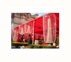 Candelabro colgante de cristal para cortinas de techo de boda Candelabro colgante de cristal para decoración de boda de lujo - Product Image 1