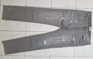 แบรนด์เดิมโรงงาน Made ผู้ชาย Slim Fit Ripped Denim กางเกงยีนส์ผู้ชายจากสต็อกตลาดบังคลาเทศ - Product Image 2