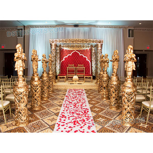 Tendencia matrimonio hindú Mandap boda Mandaps boda asiática pabellón Mandap venta tradicional personalizado indio Mandap Decoración - Product Image 1