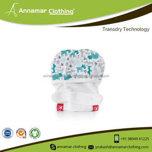 Mitaines Anti-rayures pour bébés, de 0 à 3 mois, pour nouveau-né, imprimé, mignon, organiques - Product Image 2