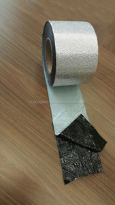 Ruban imperméable à l'eau à base de bitum, feuille d'aluminium auto-adhésive 10-60 cm, blanc - Product Image 2