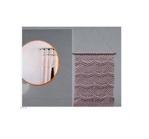 Creative bas quantité minimale de commande fait à la main en coton macramé tenture murale fabricant en gros vente directe d'usine - Product Image 1