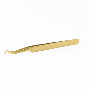 Pinzas profesionales para cejas de acero inoxidable Black Diamond Grip, agarre perfecto, herramienta ecológica OEM de INNOVAMED - Product Image 1
