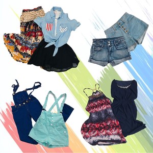 Vêtements d'été d'occasion de qualité A en balles, mélange coton et polyester, vêtements de seconde main à la mode, exportés de Taïwan vers l'Amérique latine - Product Image 2