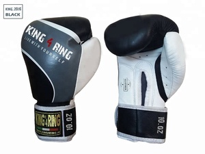 Guantes de Boxeo King4Ring - Cuero PU y Cuero Genuino, Tallas de 8oz a 16oz, Impresión de Logotipo Personalizado - Product Image 3