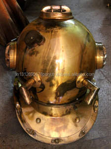 Casco de buceo pesado de acero sólido, 18 ", VINTAGE, MARK V, EE. UU., de la INDIA - Product Image 3