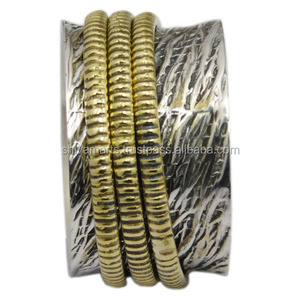 Anillo de martillo giratorio de Plata de Ley 925 sólida, joyería de plata elegante hecha a mano, anillos Eternity Vermeil, proveedor y exportador - Product Image 3