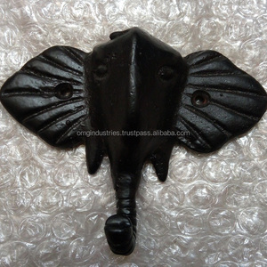 OMG Industries Cast Iron Deer Head Hook <b>Heavy</b> <b>Duty</b> <b>Wall</b> <b>Mount</b> Coat Rack Animal Decorative Metal Hat Coat Hook for <b>Clothes</b> - Product Image 2