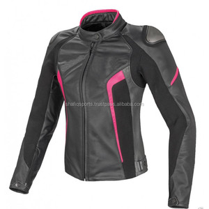 Chaqueta de cuero de motociclista de invierno impermeable para mujer, cremallera, logotipo sólido coreano, teñido liso, desmontable, para adultos, motociclistas - Product Image 1