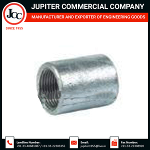 Galvanised Carbon Steel <strong>Socket</strong> <strong>Couplings</strong> Essential Pipe Fittings - Product Image 3