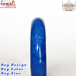 กำไลข้อมือเรซิ่นสีน้ำเงินรอยัลลายหินอ่อนประกายระยิบระยับแบบสั่งทำ - Product Image 5