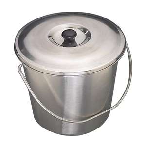 Pot à habillage avec Li Acier inoxydable Pot à habillage hospitalier et médical avec couvercle/Pot à habillage d'entretien Porte creux Mahersi - Product Image 3