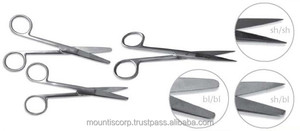 Tijeras Quirúrgicas y de Aplicación de Vendajes de Acero Inoxidable Básicas, Material Plástico, Certificación CE, Instrumento de Clase I, Juego de 12.5cm - Product Image 3