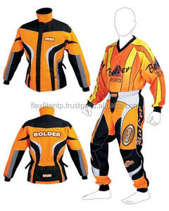 Combinaison de course personnalisée à séchage rapide à prix réduit, vêtements de sport de moto de sublimation, maillot de moto de taille XL, pantalon de course à vendre - Product Image 1