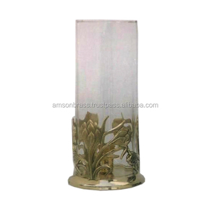 Lampe bougie moderne en aluminium et métal - Product Image 1