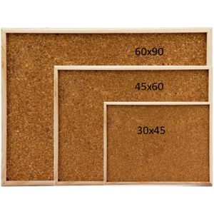 Akyazi Tableau d'affichage en liège de conception de type suspendu avec cadre en aluminium pour le bureau, la maison et l'école - Product Image 3