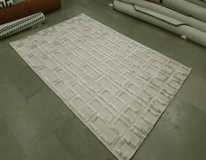 ราคาที่ดีที่สุดมือทอไม้ไผ่ผ้าไหมพรม - Product Image 1