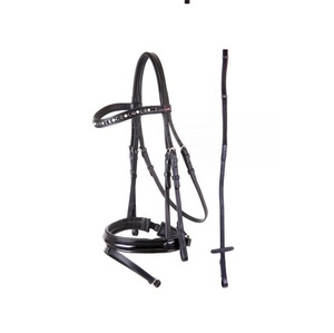 Correa inteligente de cuero para caballos, Riel de brida para caballos - Product Image 1