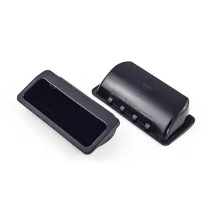 HP-746-1 ABS tuôn ra cửa tủ thép không gỉ vòng vuông lõm giấu ẩn nhúng nhựa kéo xử lý - Product Image 1