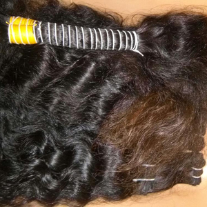 1.ไม่มีไอน้ำหรือ Chmical กระบวนการเป็นกลุ่มเส้นผมมนุษย์เพียงเส้นผมมนุษย์ธรรมชาติจากอินเดีย - Product Image 3