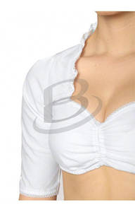 Cerveza Fiesta Romántica Crop Oktoberfest Bavarian Dirndl Top Blusa Mangas de ganchillo (Bavarian Dirndl Blouse) 2024 - Product Image 3