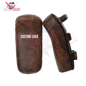 Tampon de coup de pied en cuir lourd de couleur avec logo personnalisé Style différent Kick Boxing Punching Wear Produit de boxe haut de gamme - Product Image 4