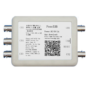 <span class=keywords><strong>Osciloscopio</strong></span> <span class=keywords><strong>Virtual</strong></span> Inalámbrico Wi-Fi + USB de 5 Canales FOSC53B - Product Image 1