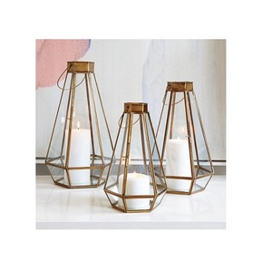 Beautiful Decorative <b>Black</b> Metal Wire <b>Lantern</b> for Home Decoration , Office Decoration , Wedding Decoration ,festival Decoration - Product Image 3