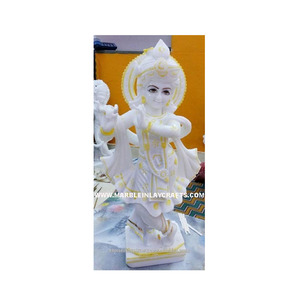 Lord Krishna Marble Murti - Product Image 1