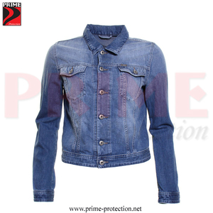 แจ็คเก็ตยีนส์สำหรับผู้หญิง,ดีไซน์ใหม่ผ้ายีนส์แจ็คเก็ต - Product Image 1