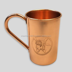 Factory Price Custom Logo Copper Beer Mug Quality Tea <b>Cups</b> & <b>Saucers</b> - Product Image 1