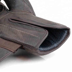 ถุงมือชกมวยทำจากหนังวัวแบบตะขอและห่วงแม่พิมพ์ทำมือสำหรับฝึกศิลปะการต่อสู้ - Product Image 5