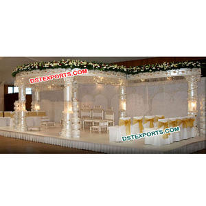 มณฑปคริสตัลงานแต่งงานแบบบอลลีวูด ดีไซน์ล่าสุด มณฑปคริสตัลงานแต่งงานแบบราชวงศ์ จัดงานแต่งงานที่สวิตเซอร์แลนด์ ตกแต่งงานอีเว้นท์ - Product Image 1