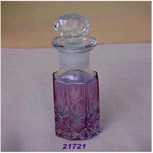 Vente chaude bouteille de parfum en verre solide la plus demandée bouteille de parfum en verre de couleur violette - Product Image 2