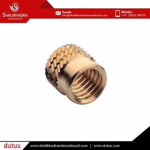 M3 <b>Thread</b> Brass <b>Insert</b> Nuts with Double Knurling Polished Finish High Strength Metric Brass <b>Insert</b> Wholesale Supply - Product Image 6