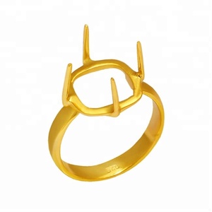 Bague en argent sterling 925 plaqué or Trouver une bague de bijoux pour unisexe. Grossiste Fabrication Par CASA DE PLATA. - Product Image 3