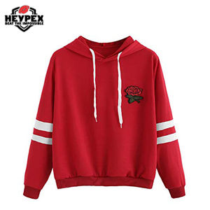 เสื้อฮู้ดผู้หญิง2025มีฮู้ดสไตล์เพรพพี้ระบายอากาศได้ดีสำหรับวัยรุ่นฤดูหนาวสีทึบใหม่ล่าสุด - Product Image 2