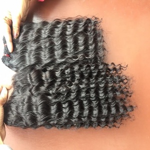 100% indien brut Remy trame Extensions de cheveux cuticule aligné Double dessiné unique donneur vierge bouclée vague naturelle en gros - Product Image 5