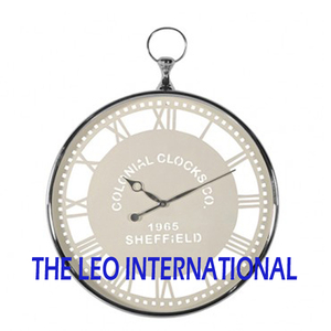 Reloj de Pared de Acero Inoxidable, Perfecto para Sala de Estar, Dormitorio, Hoteles, Banquetes, con Números Romanos - Product Image 1